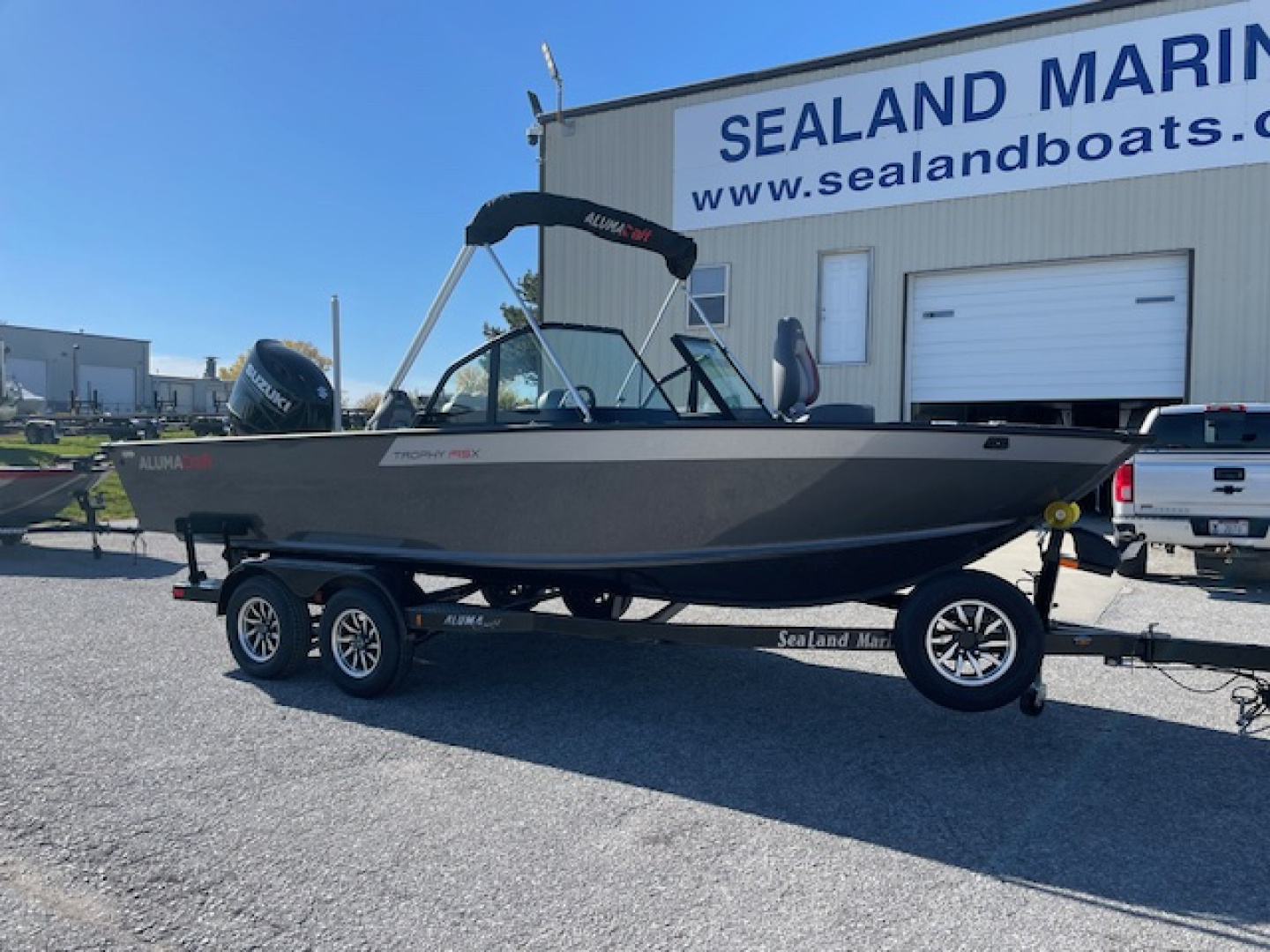 New 2026 Alumacraft Trophy 195X Fishing Boat