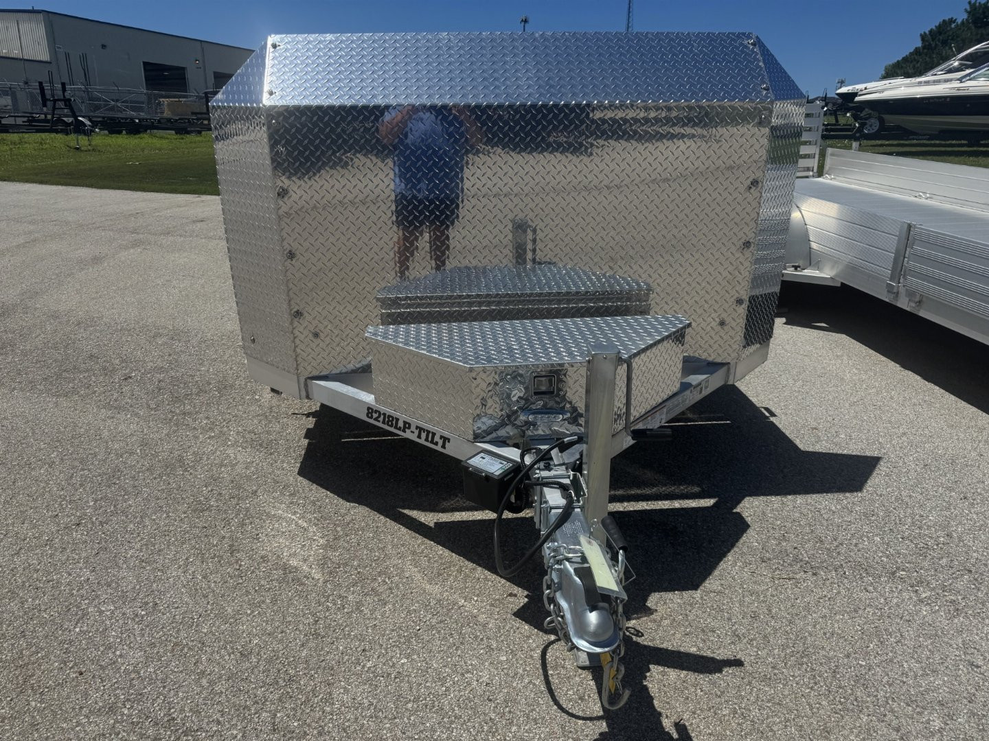 New 2026 Aluma 8218-LP-TILT Trailer