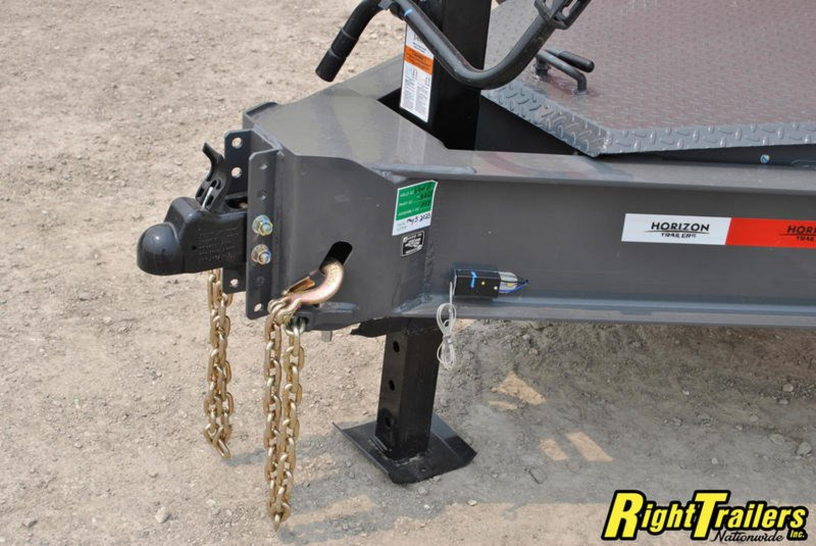 New 2023 Horizon HZ10 7x16x3 Dump Trailer HZ710BP-3