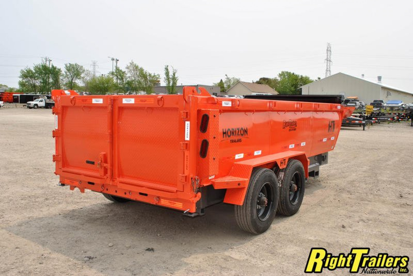 New 2023 Horizon HZ10 7x16x3 Dump Trailer HZ710BP-3