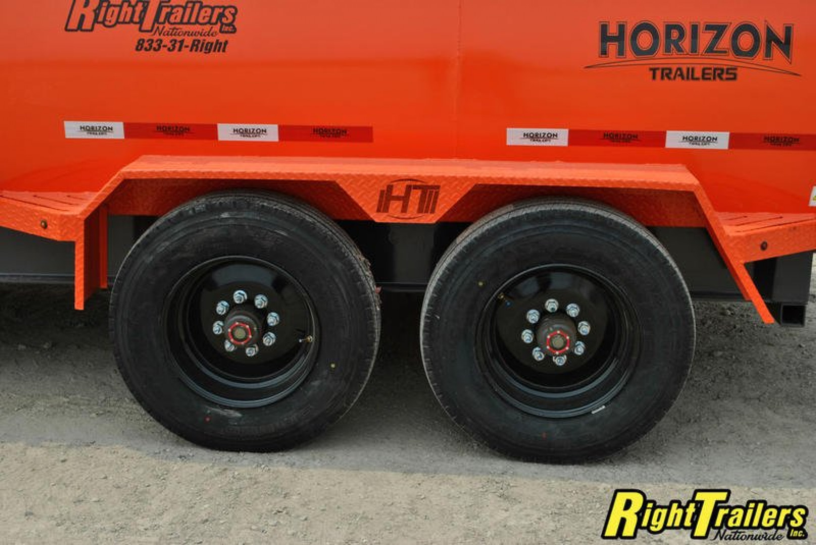 New 2023 Horizon HZ10 7x16x3 Dump Trailer HZ710BP-3