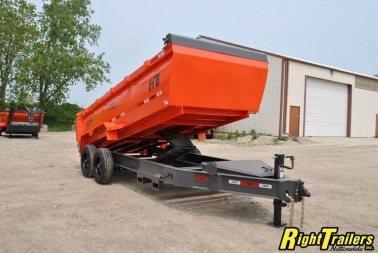 New 2023 Horizon HZ10 7x16x3 Dump Trailer HZ710BP-3