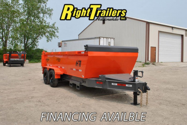 New 2023 Horizon HZ10 7x16x3 Dump Trailer HZ710BP-3