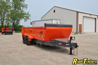 New 2023 Horizon HZ10 7x16x3 Dump Trailer HZ710BP-3