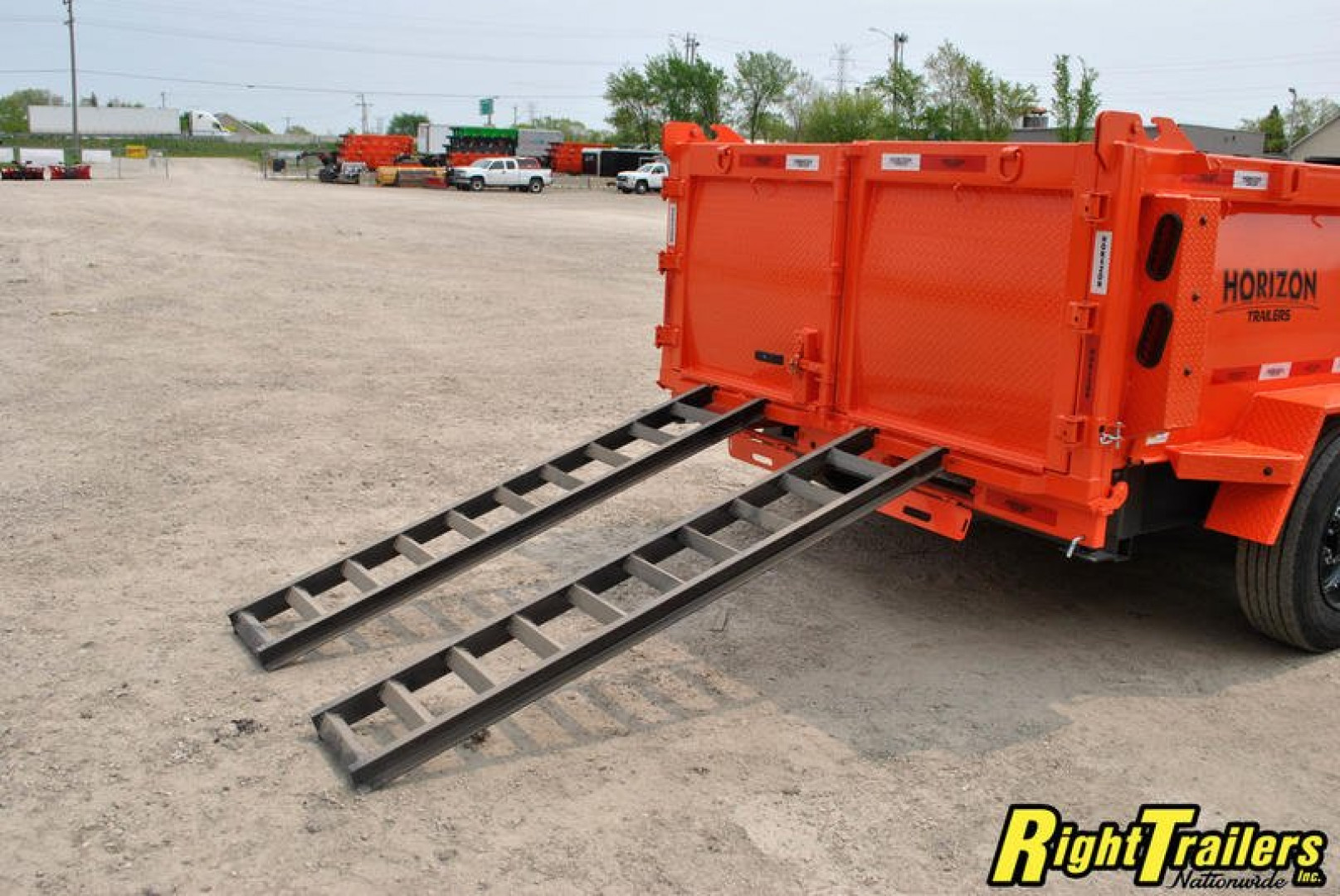 New 2023 Horizon HZ10 7x16x3 Dump Trailer HZ710GN-3