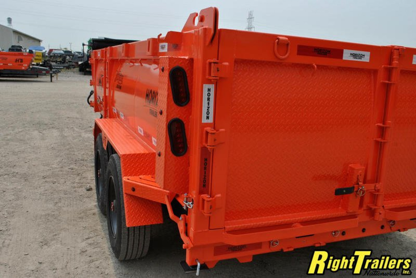 New 2023 Horizon HZ10 7x16x3 Dump Trailer HZ710GN-3