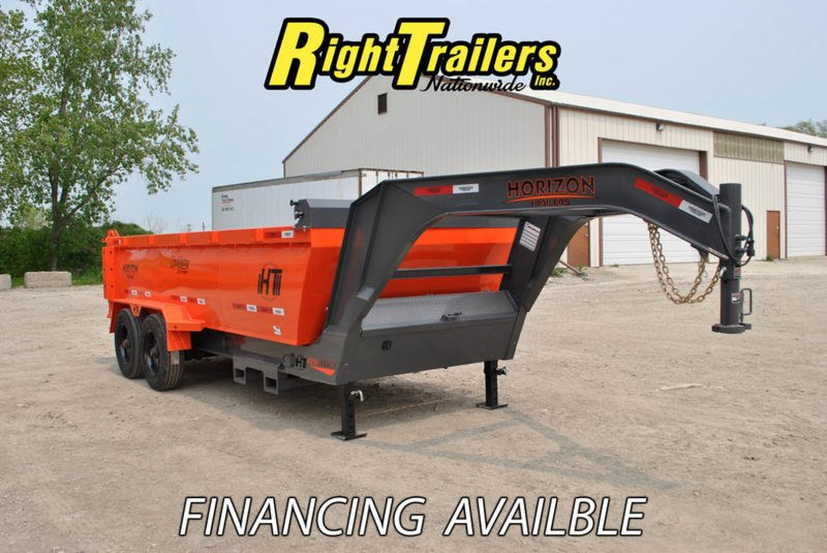 New 2023 Horizon HZ10 7x16x3 Dump Trailer HZ710GN-3