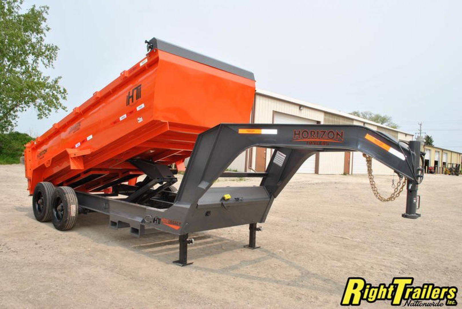 New 2023 Horizon HZ10 7x16x3 Dump Trailer HZ710GN-3