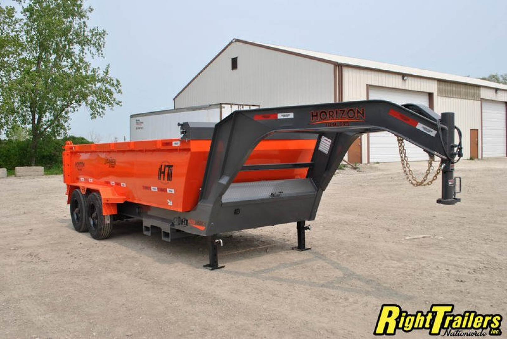 New 2023 Horizon HZ10 7x16x3 Dump Trailer HZ710GN-3