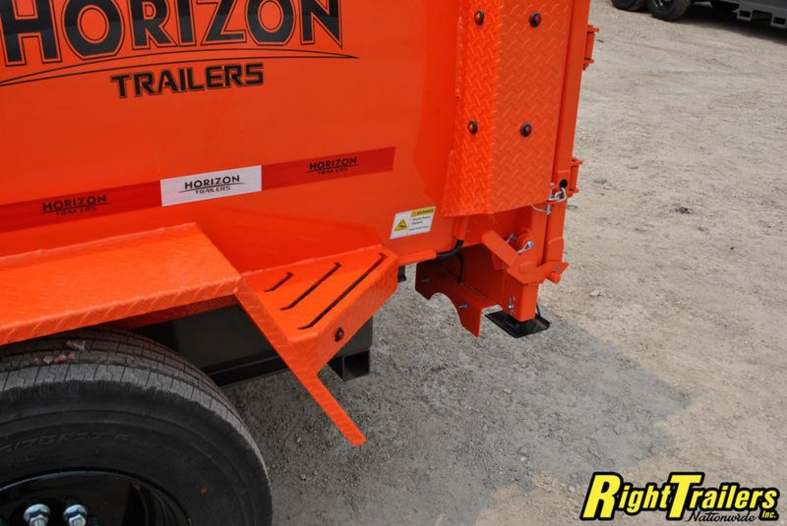 New 2023 Horizon HZ10 7x16x3 Dump Trailer HZ710GN-3