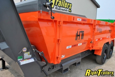 New 2023 Horizon HZ10 7x16x3 Dump Trailer HZ710GN-3