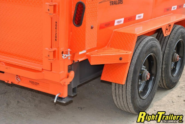 New 2023 Horizon HZ10 7x16x3 Dump Trailer HZ710GN-3