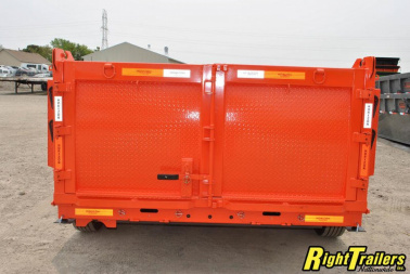 New 2023 Horizon HZ10 7x16x3 Dump Trailer HZ710GN-3