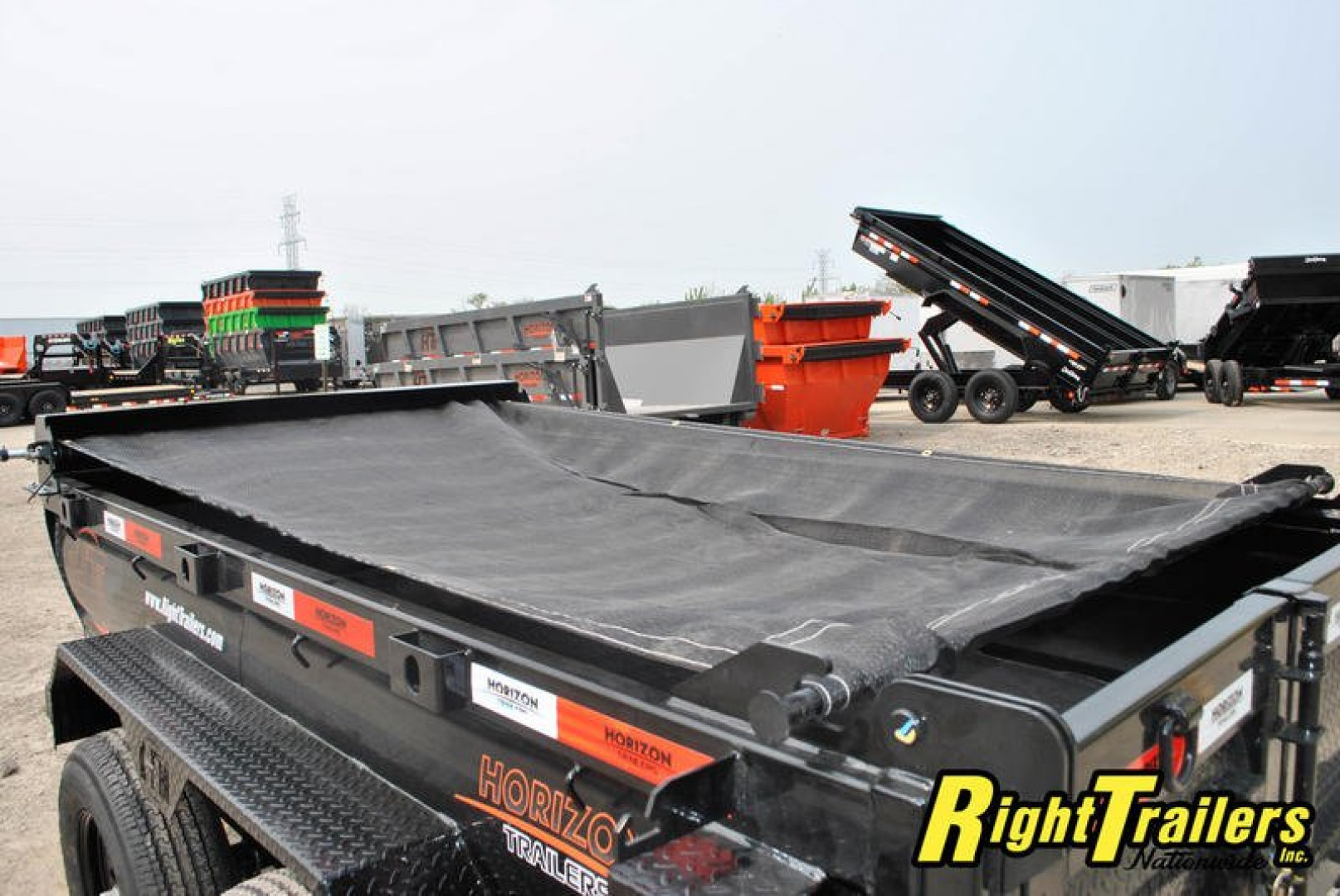 New 2023 5x10x18 Horizon Dump Trailer