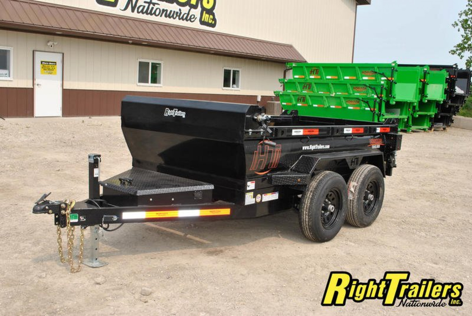 New 2023 5x10x18 Horizon Dump Trailer