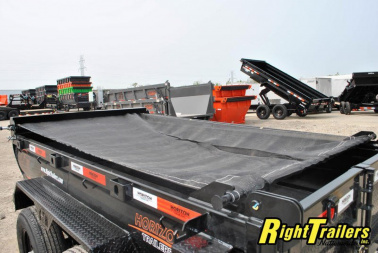 New 2023 5x10x18 Horizon Dump Trailer