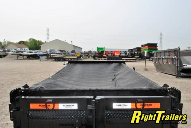 New 2023 5x10x18 Horizon Dump Trailer