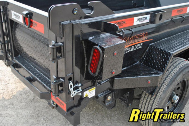 New 2023 5x10x18 Horizon Dump Trailer