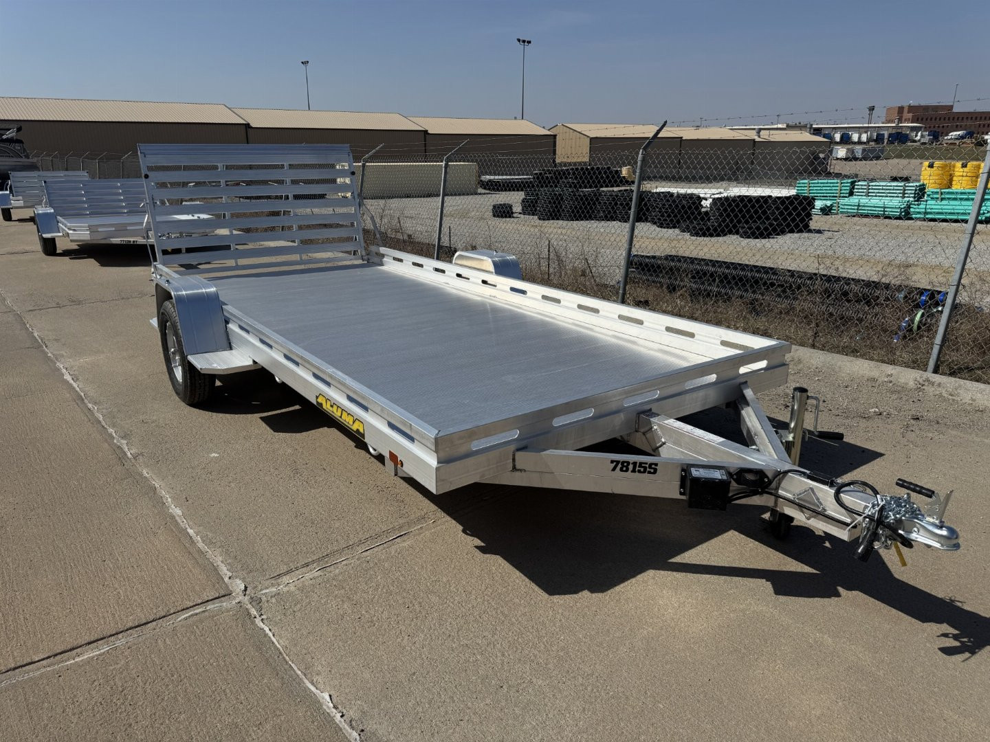 New 2025 Aluma 7815S-EL-TG Utility Trailer