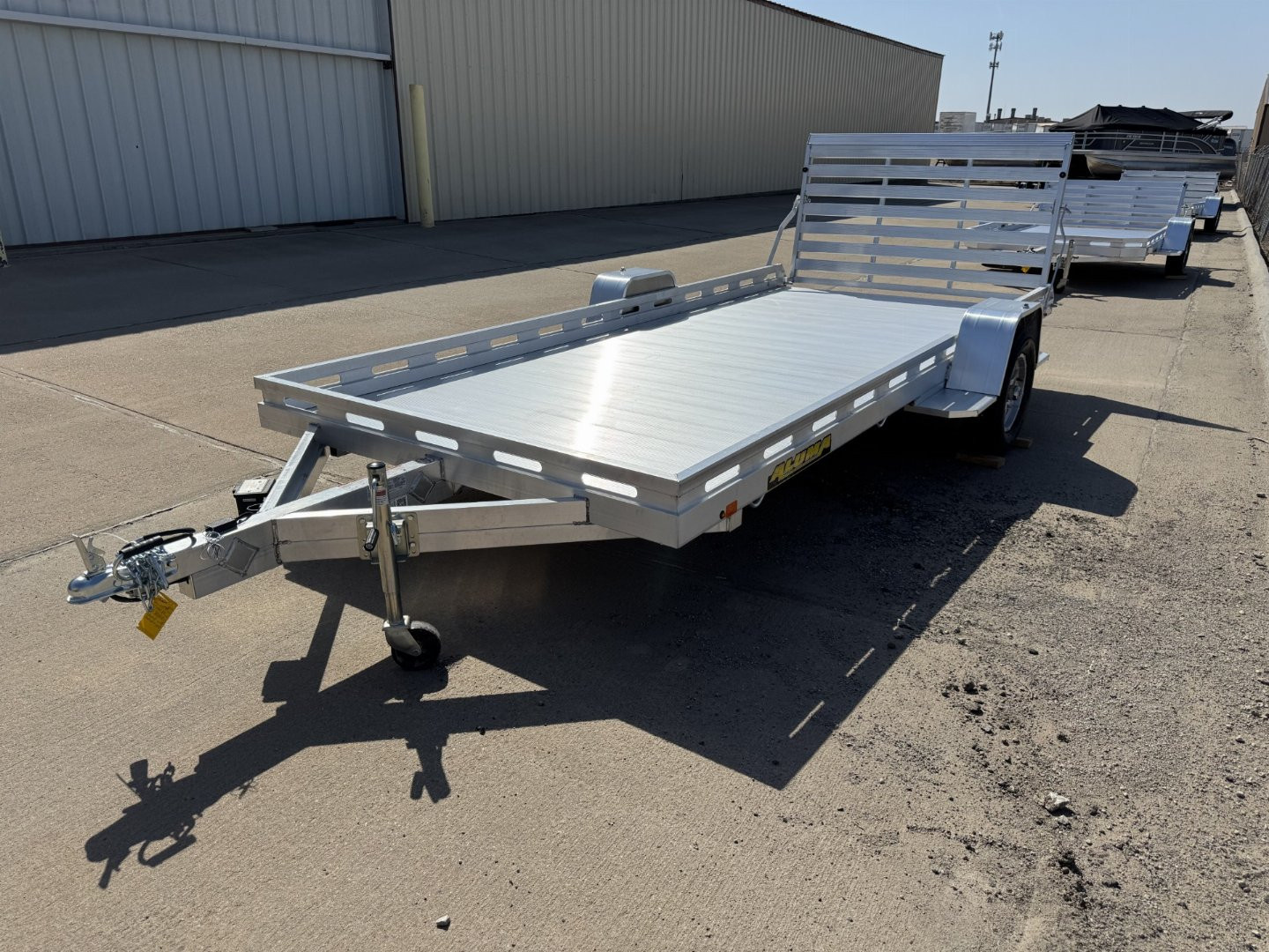 New 2025 Aluma 7815S-EL-TG Utility Trailer