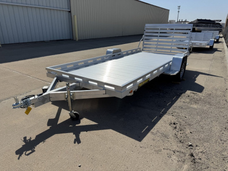 New 2025 Aluma 7815S-EL-TG Utility Trailer