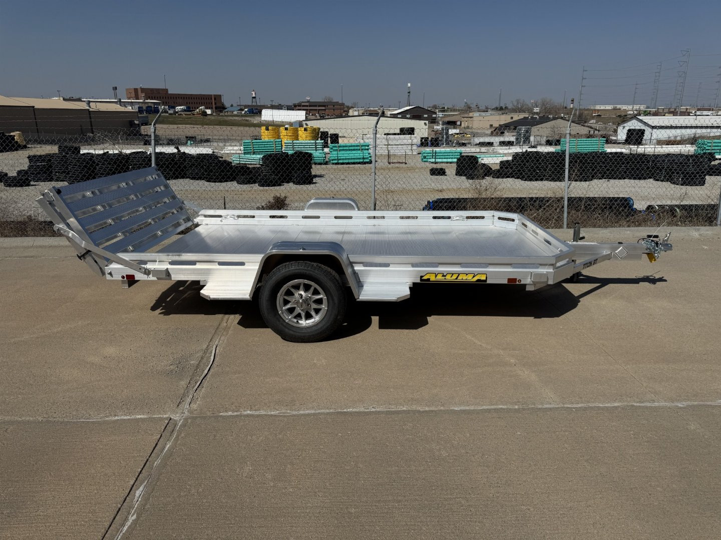 New 2025 Aluma 7712 H-S-BT Utility Trailer
