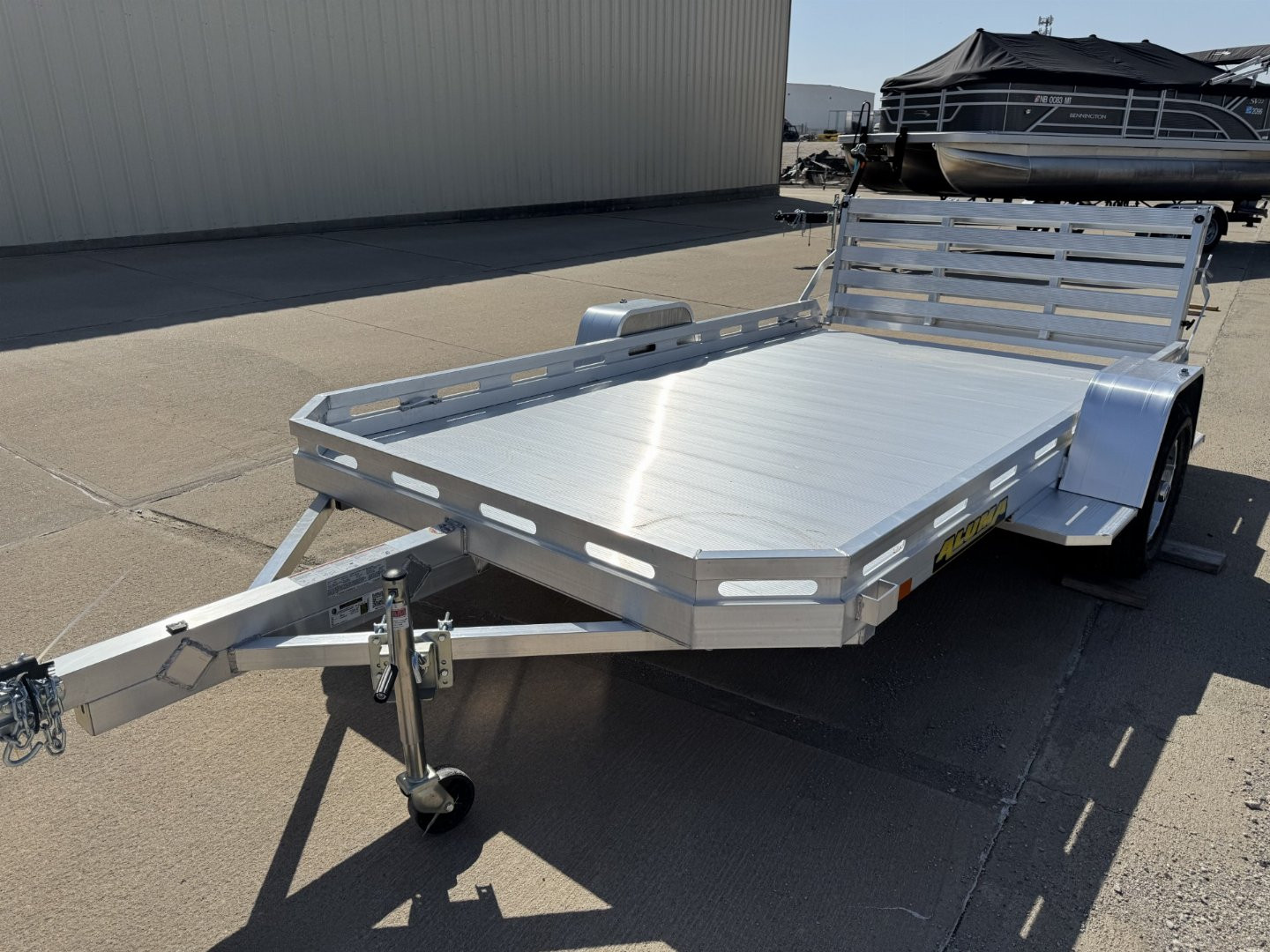 New 2025 Aluma 7712 H-S-BT Utility Trailer