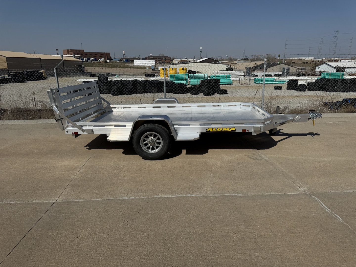 New 2025 Aluma 7712 H-S-BT Utility Trailer