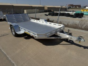 New 2025 Aluma 7712 H-S-BT Utility Trailer