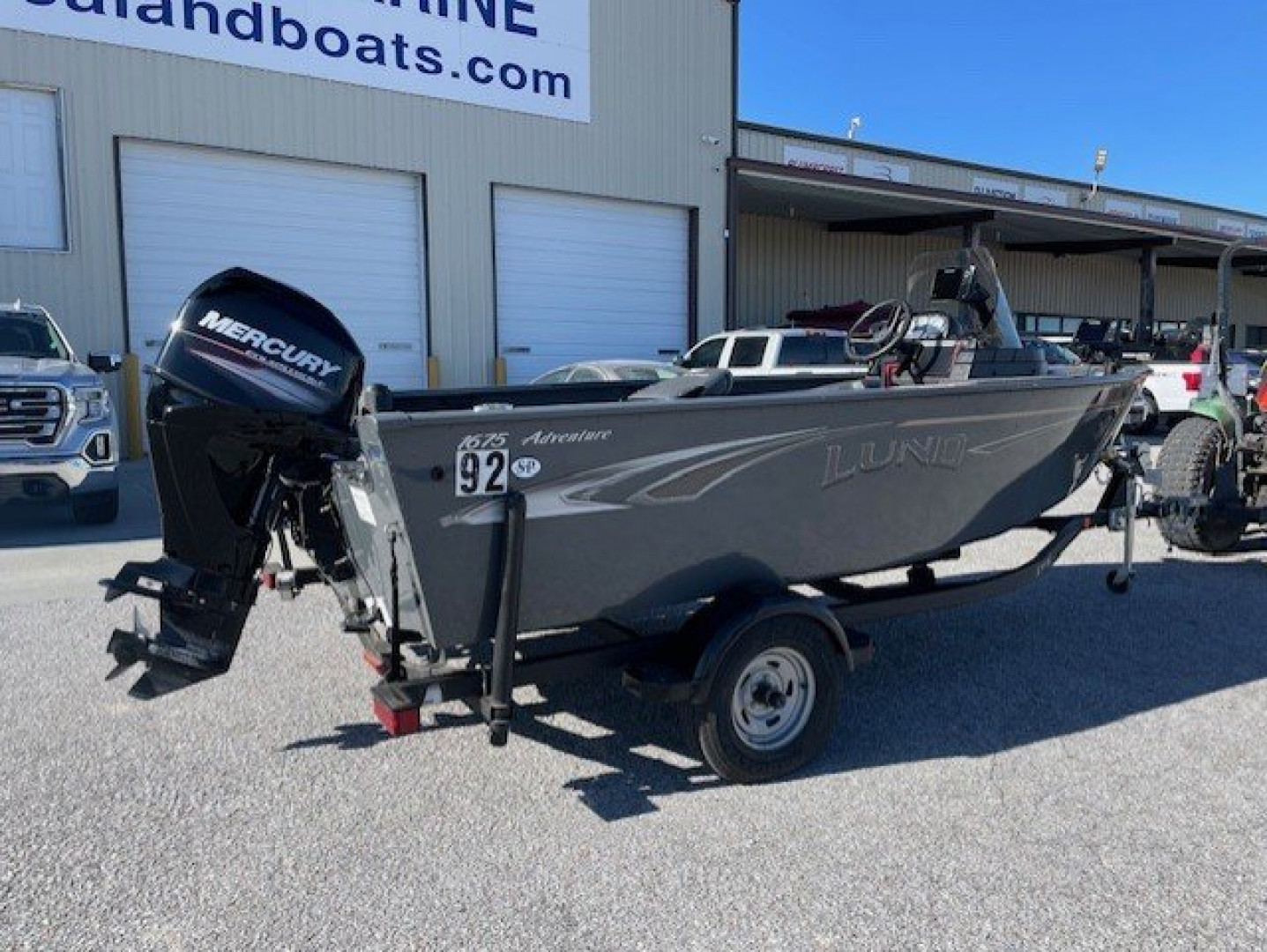 Used 2019 Lund 1675 Adventure Fishing Boat