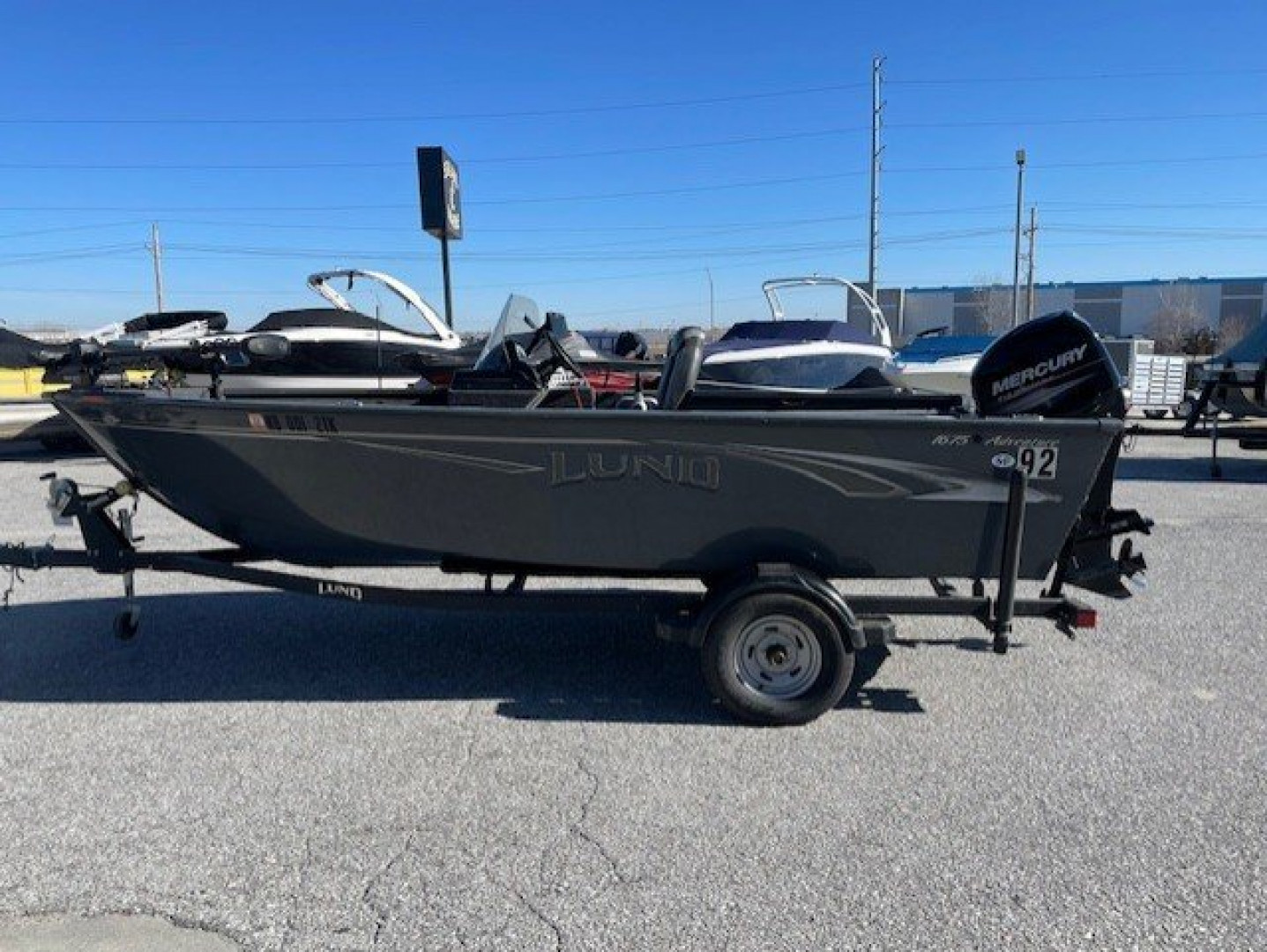 Used 2019 Lund 1675 Adventure Fishing Boat