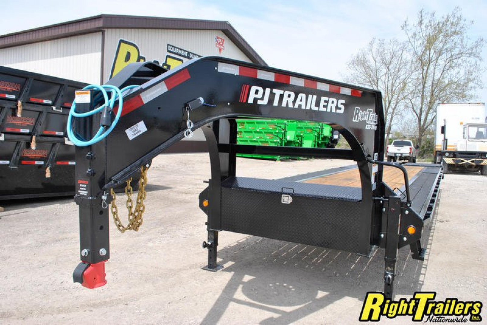 New 2023 8.5x35 PJ Gooseneck Equipment Trailer LS352