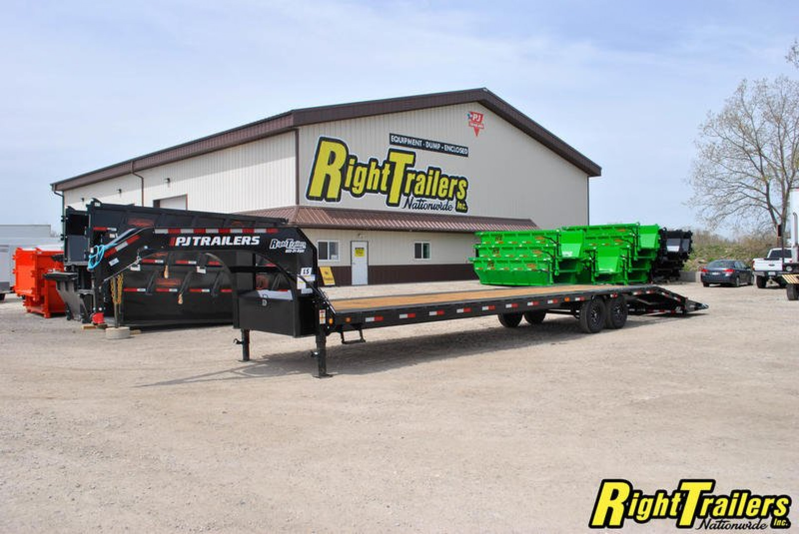 New 2023 8.5x35 PJ Gooseneck Equipment Trailer LS352