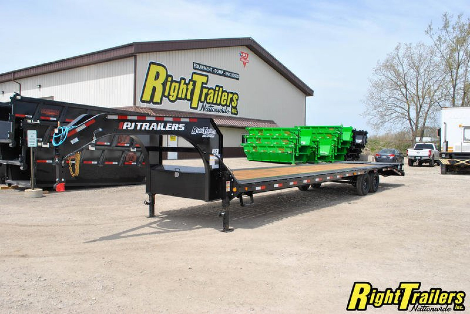 New 2023 8.5x35 PJ Gooseneck Equipment Trailer LS352