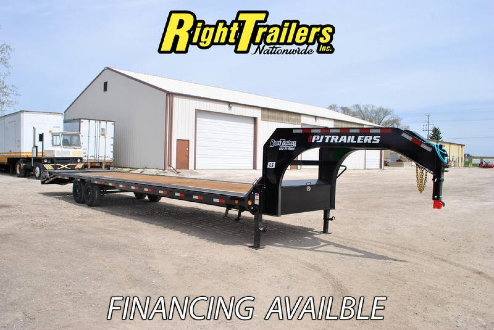 New 2023 8.5x35 PJ Gooseneck Equipment Trailer LS352