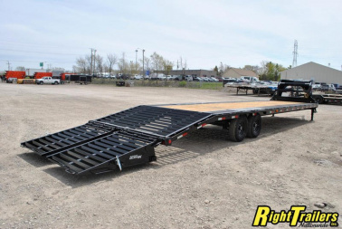 New 2023 8.5x35 PJ Gooseneck Equipment Trailer LS352