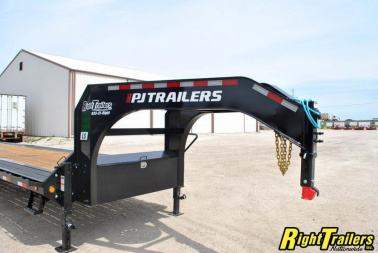 New 2023 8.5x35 PJ Gooseneck Equipment Trailer LS352