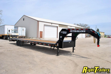 New 2023 8.5x35 PJ Gooseneck Equipment Trailer LS352