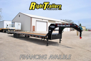 New 2023 8.5x35 PJ Gooseneck Equipment Trailer LS352