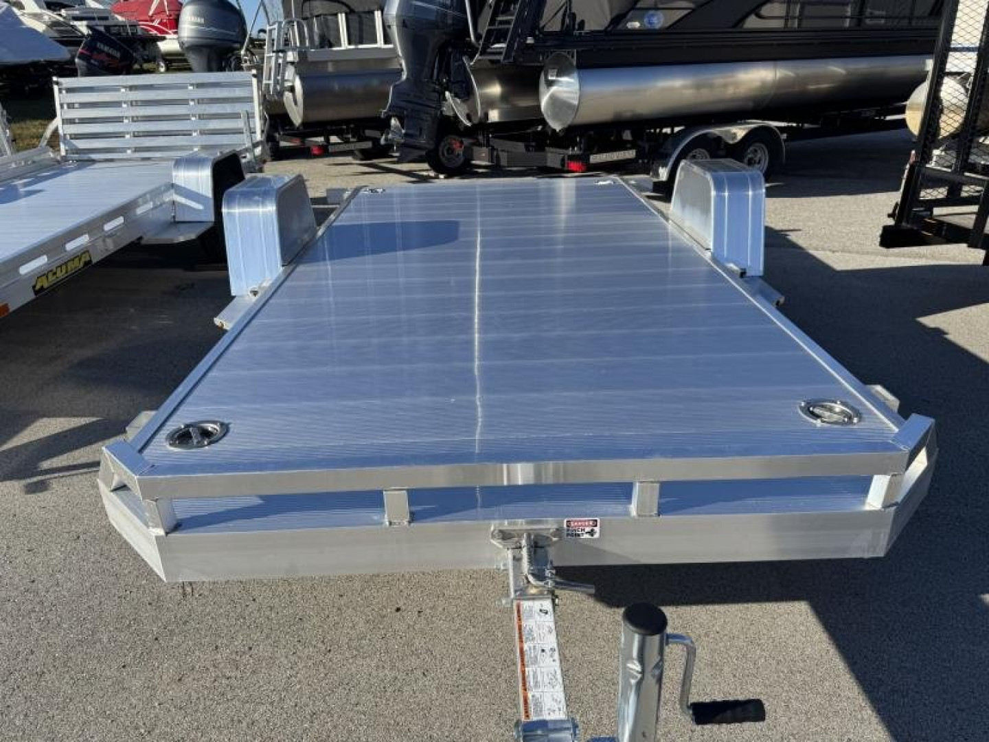 New 2025 Aluma 8214 HS TILT Utility Trailer