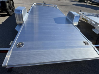 New 2025 Aluma 8214 HS TILT Utility Trailer