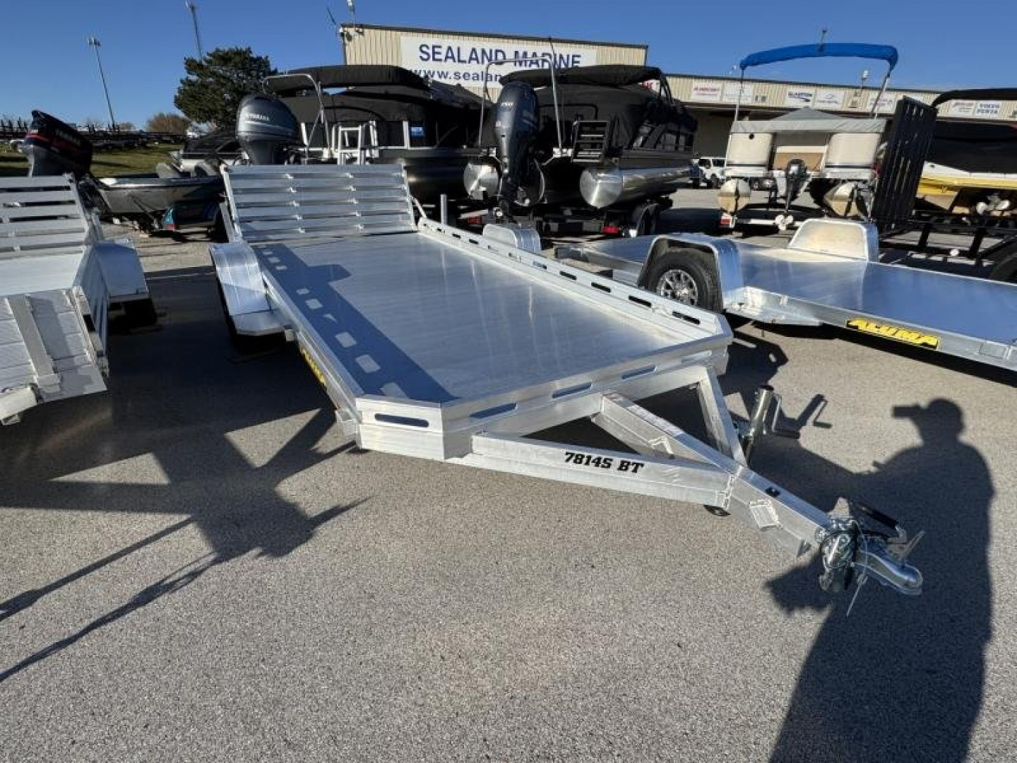 New 2024 Aluma 7814S BT Utility Trailer