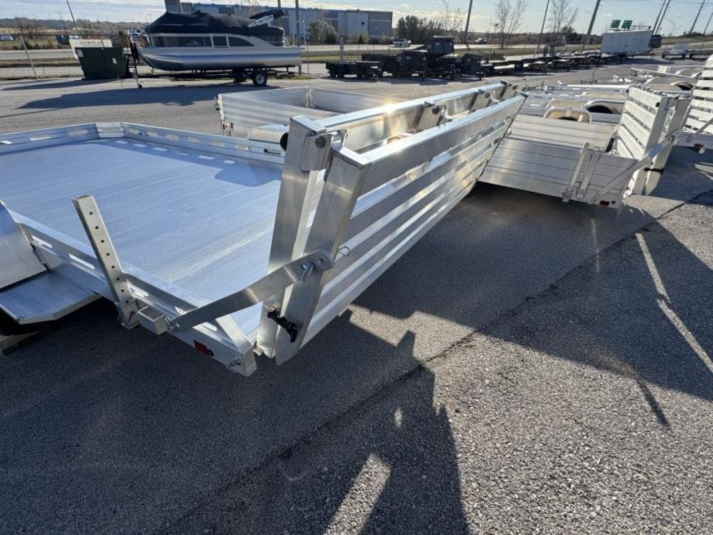 New 2024 Aluma 7814S BT Utility Trailer
