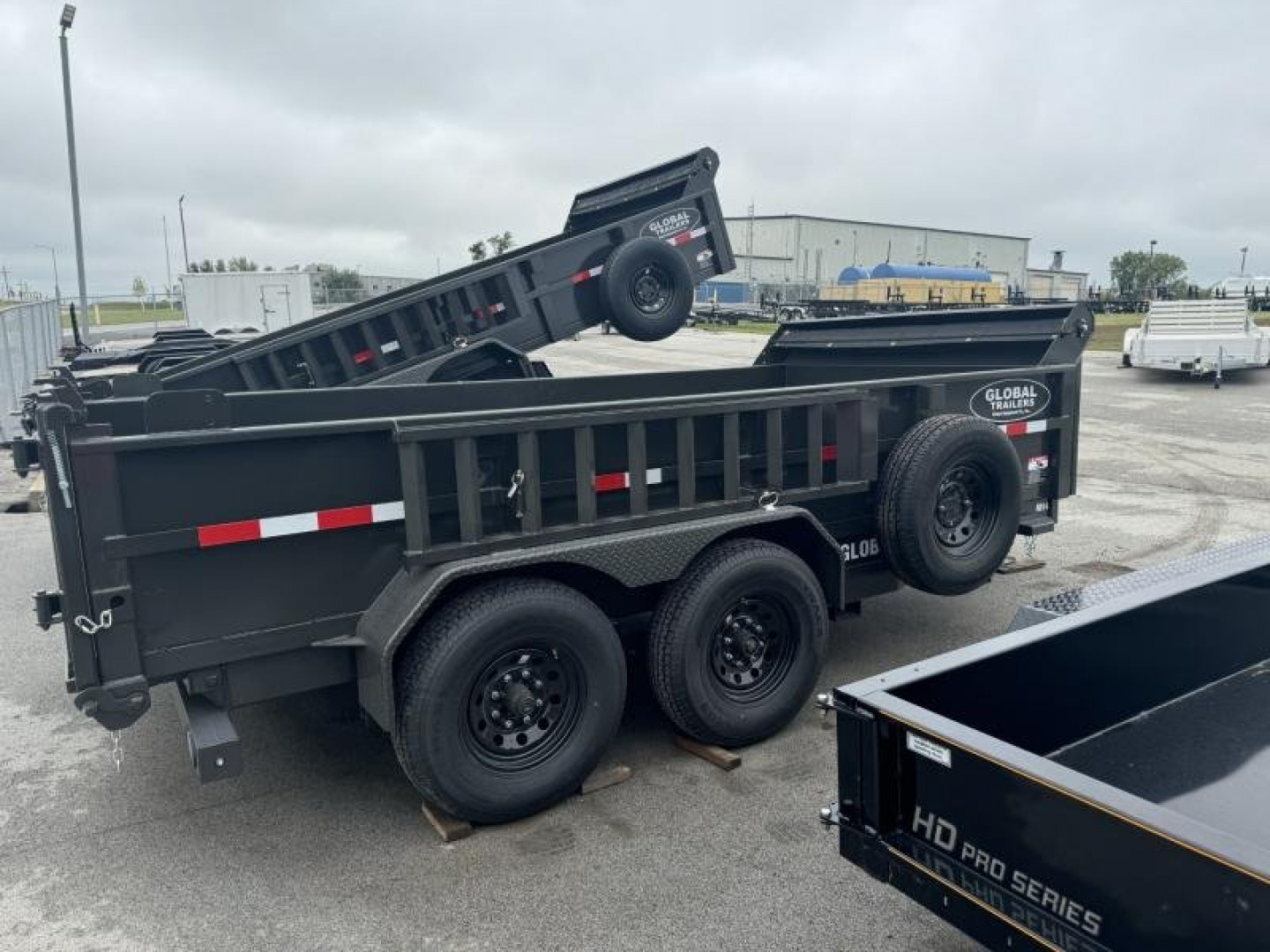 New 2024 Global Equipment Co. 14' HD  Dump Trailer