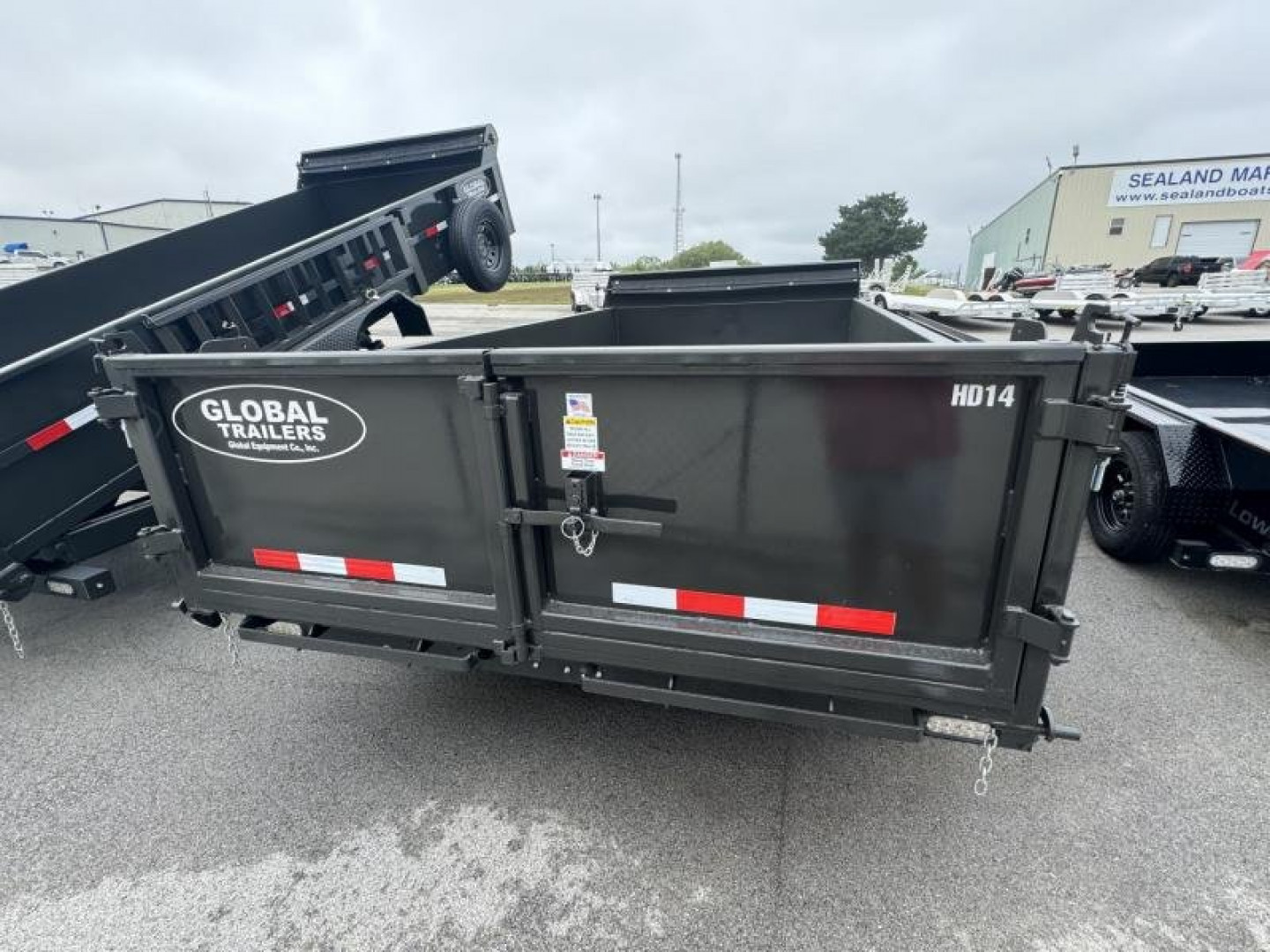 New 2024 Global Equipment Co. 14' HD  Dump Trailer