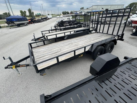 New 2023 Doolittle Trailer Mfg Rally Sport Utility Trailer 77x16
