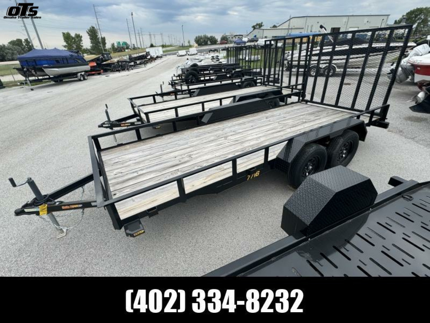New 2023 Doolittle Trailer Mfg Rally Sport Utility Trailer 77x16