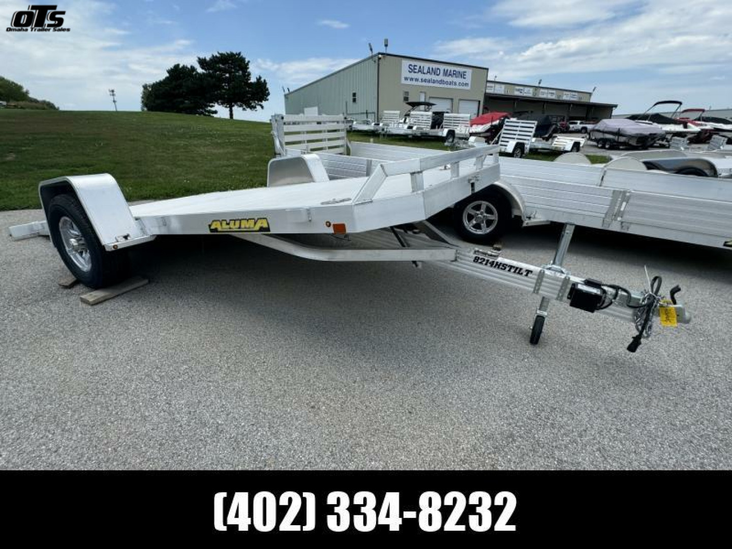 New 2023 Aluma 8214H Tilt Trailer
