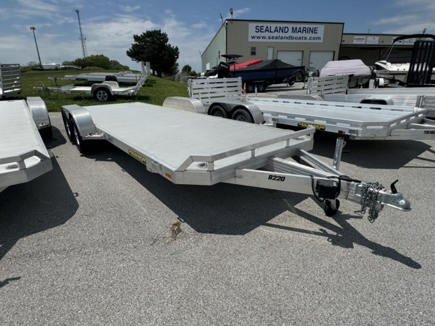 New 2023 Aluma 8220TA Utility Trailer