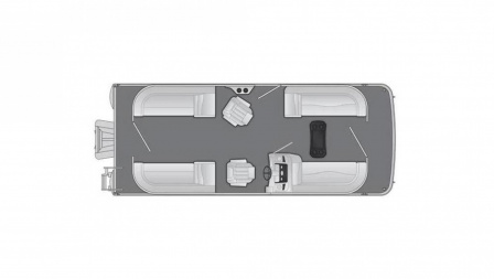 New 2025 Bennington 22 SVSR Tritoon